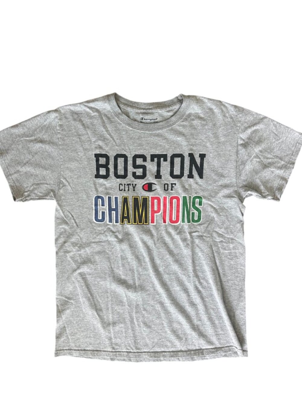 Boston City of Champions Tee Shirt Medium Unisex